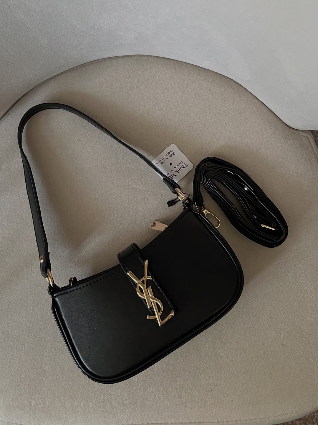کیف دستی YSL دو رنگ